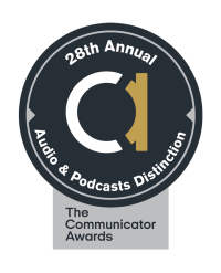 a graphic of the Communicators award of Distinction